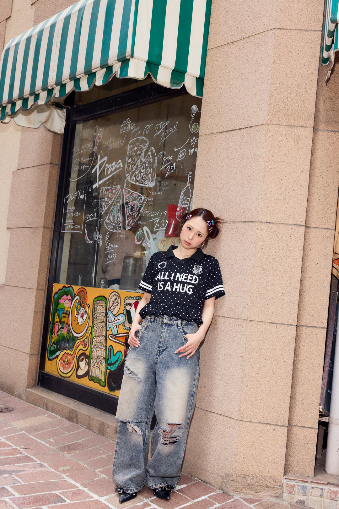 【RESTOCK】ダメージデニムパンツ