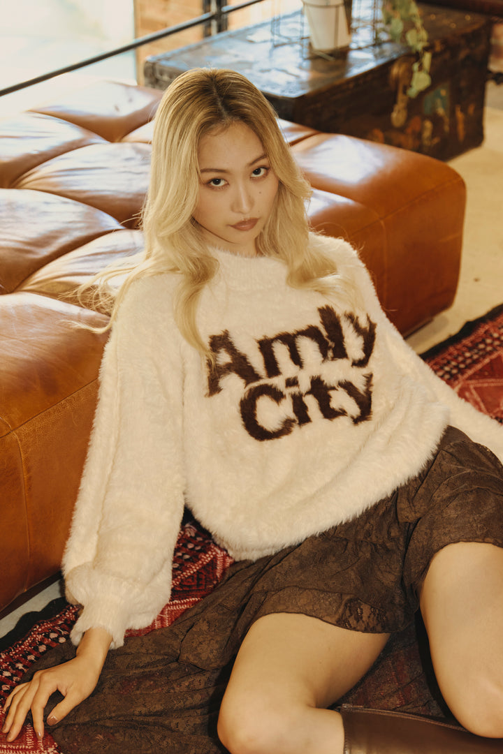 シャギーロゴニット