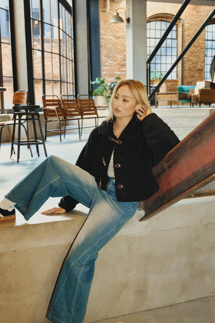 ラメボアブルゾン