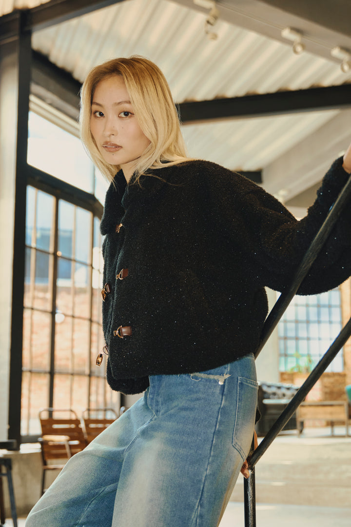 ラメボアブルゾン