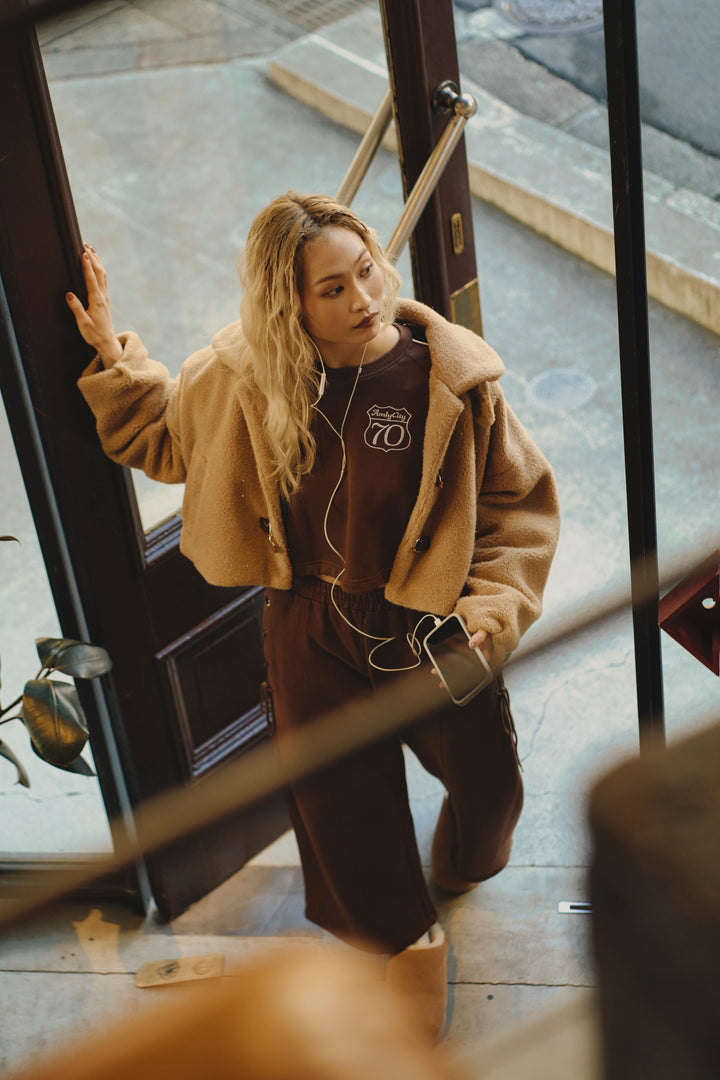 ラメボアブルゾン