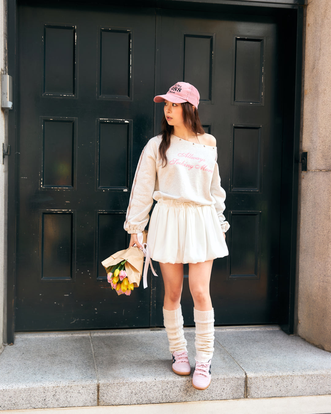 【受注】サイドラインバルーンワンピース