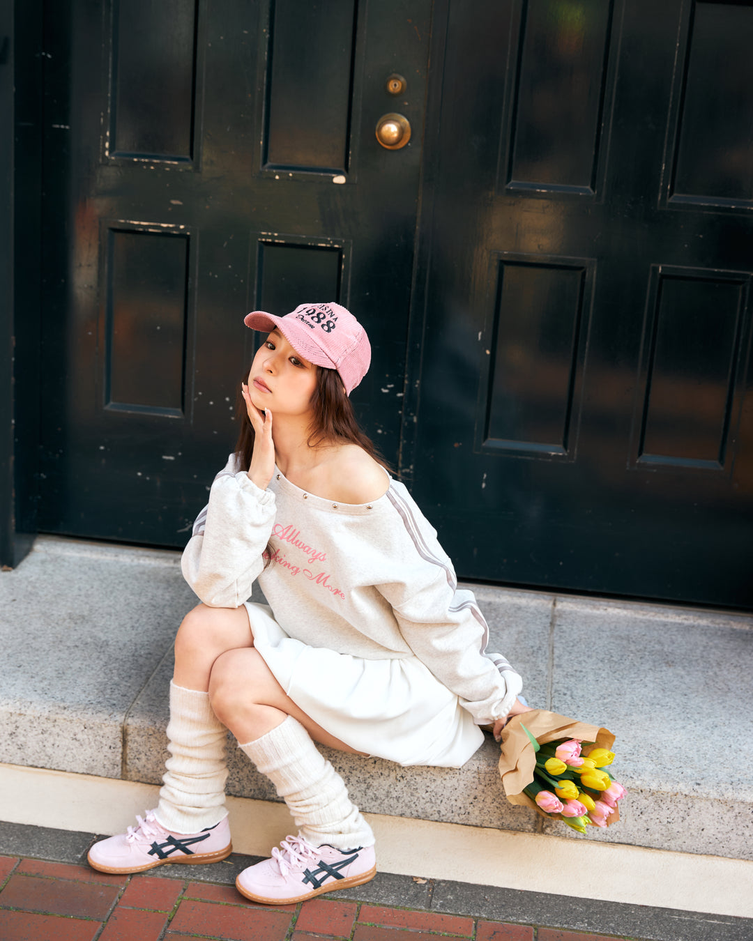 【受注】サイドラインバルーンワンピース