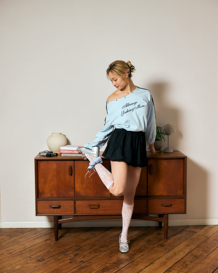 【受注】サイドラインバルーンワンピース