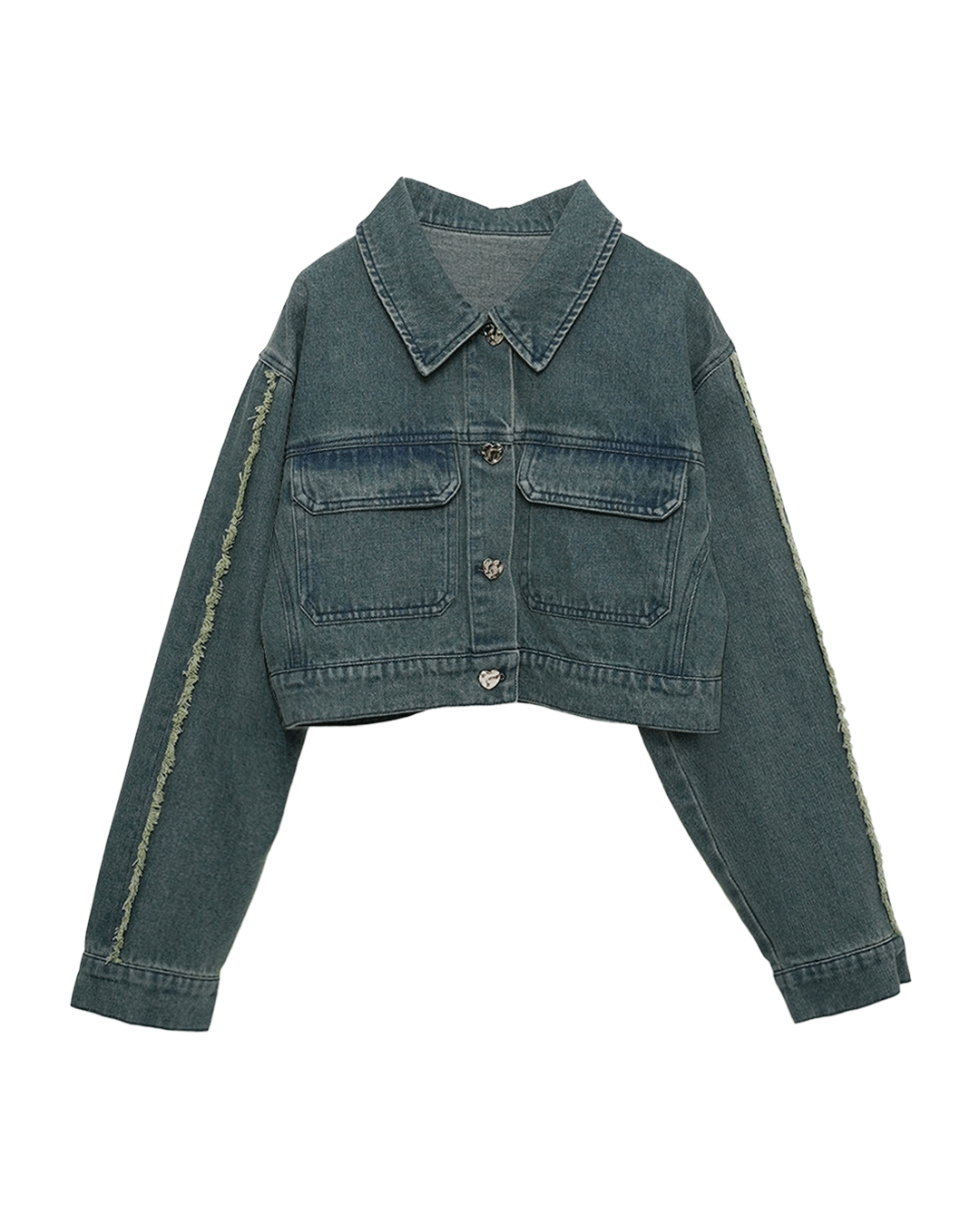 【受注】フリンジラインデニムジャケット