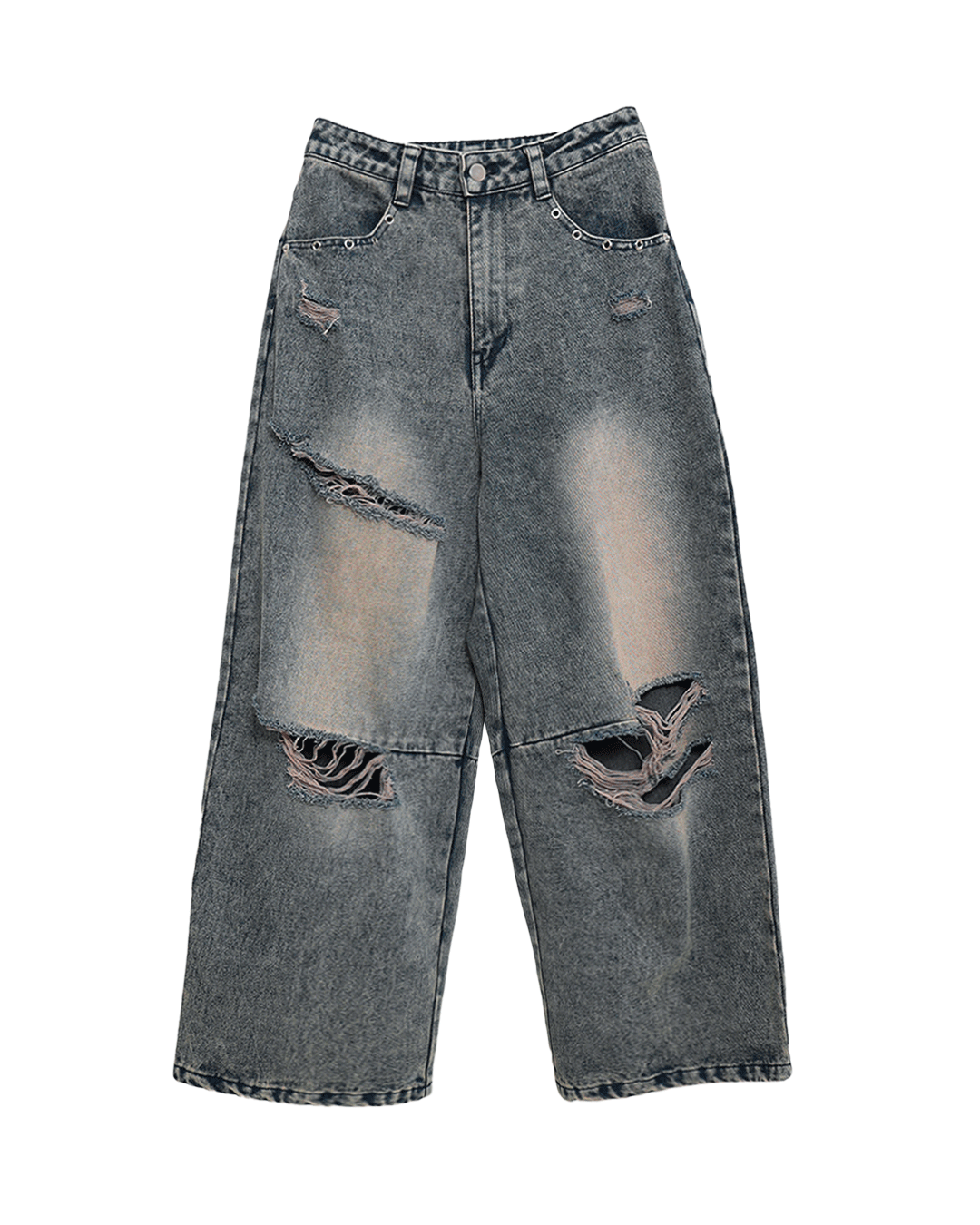 【受注】ダメージデニムパンツ