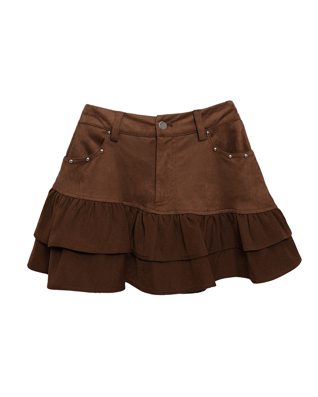 【受注】スエードライクフリルスカート