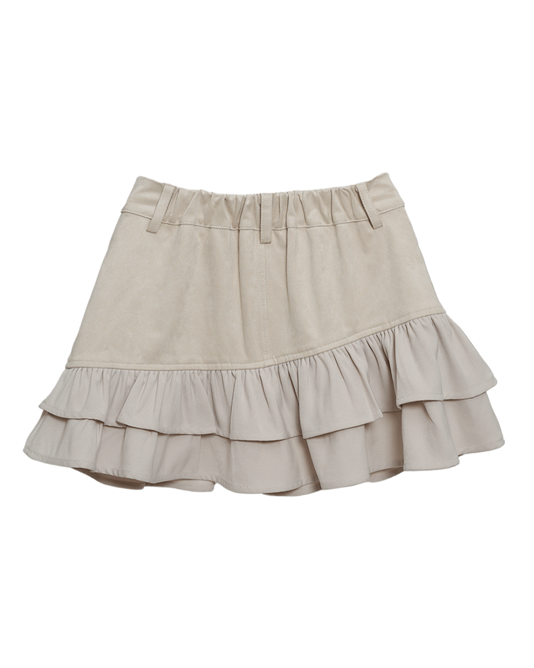 【受注】スエードライクフリルスカート
