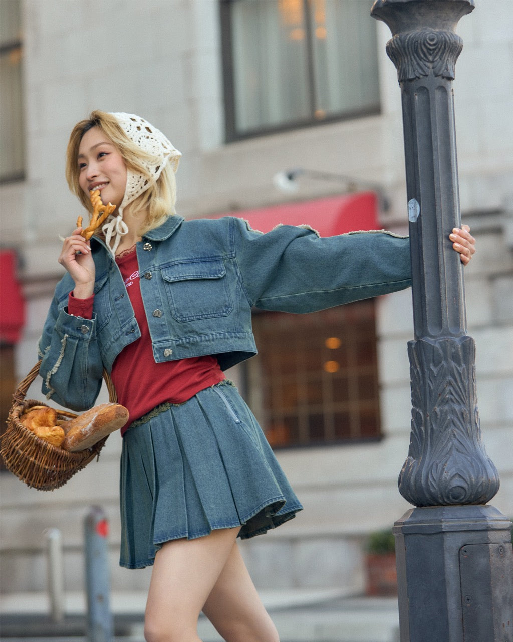 【受注】フリンジラインデニムジャケット