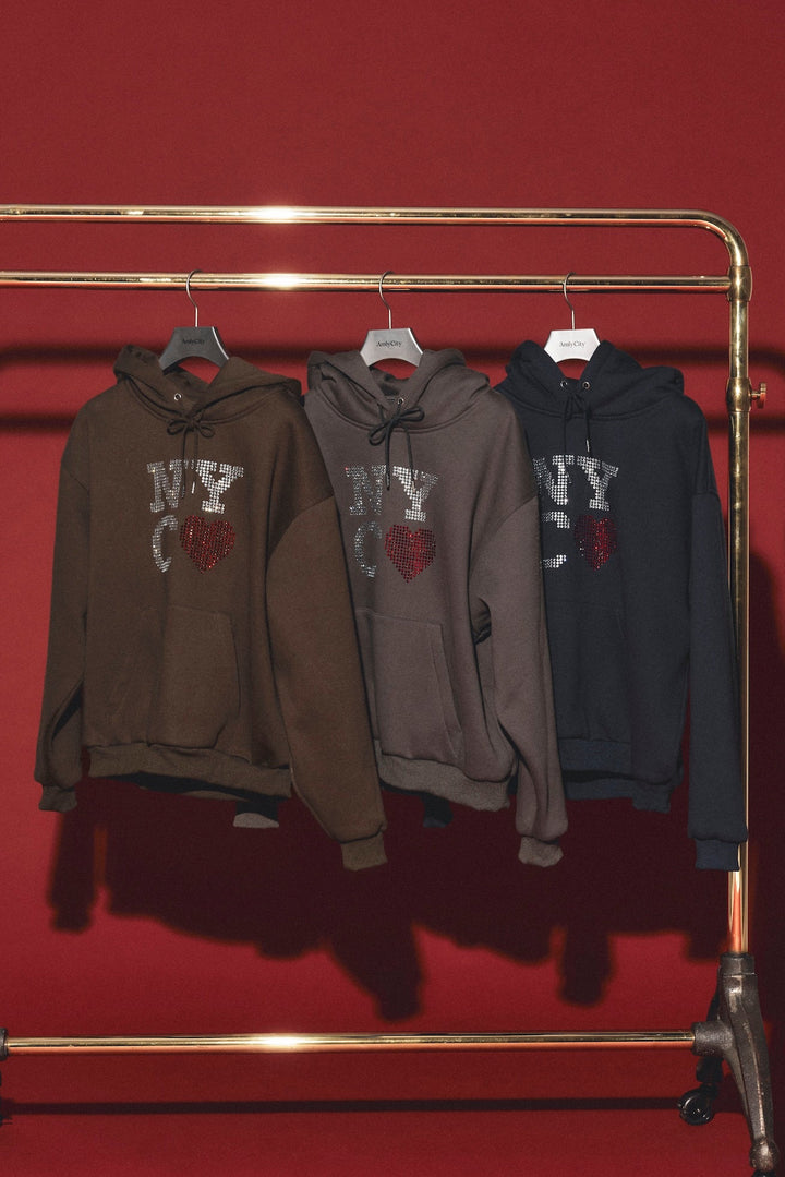 【受注】NYCラインストーンフーディー