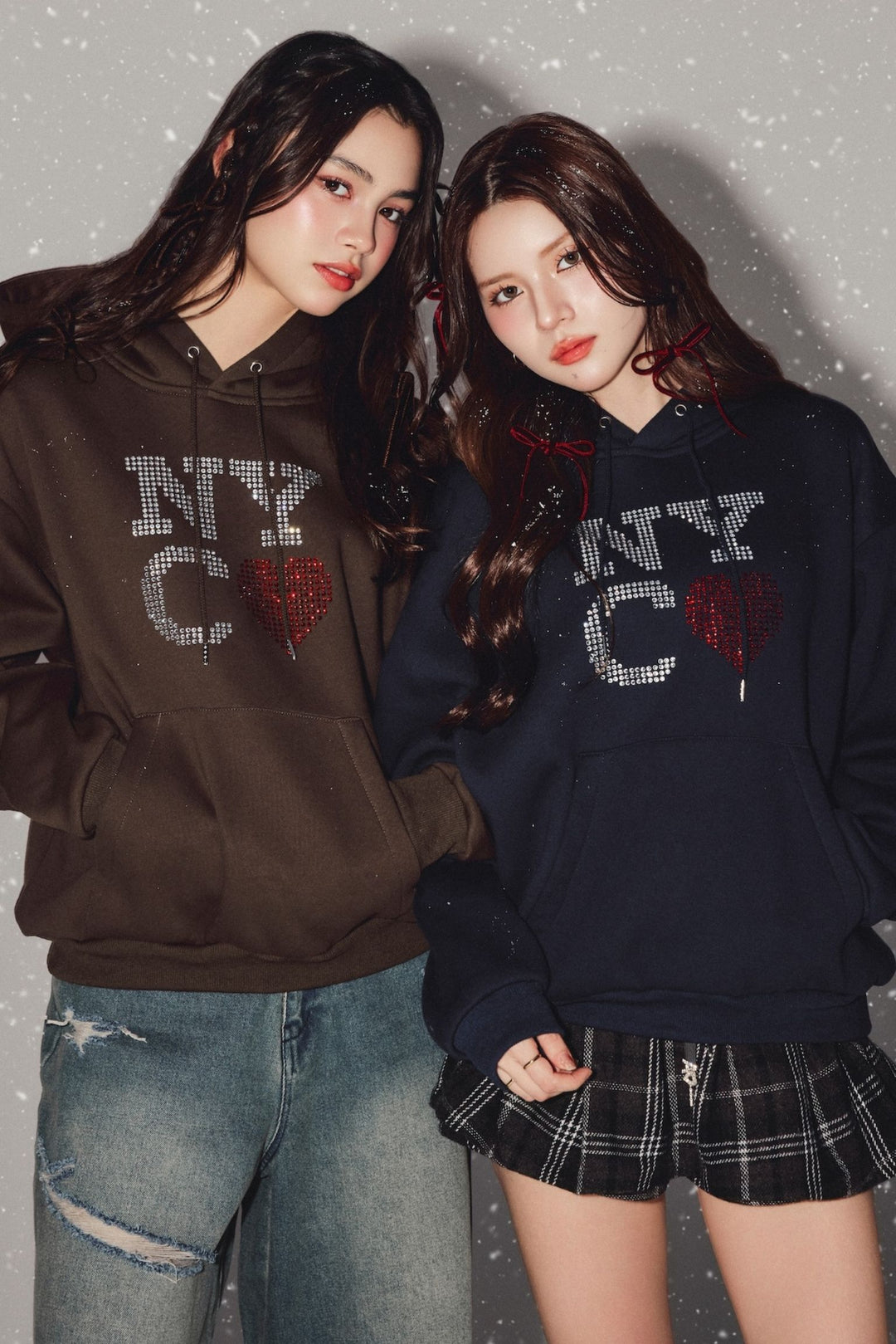 【受注】NYCラインストーンフーディー