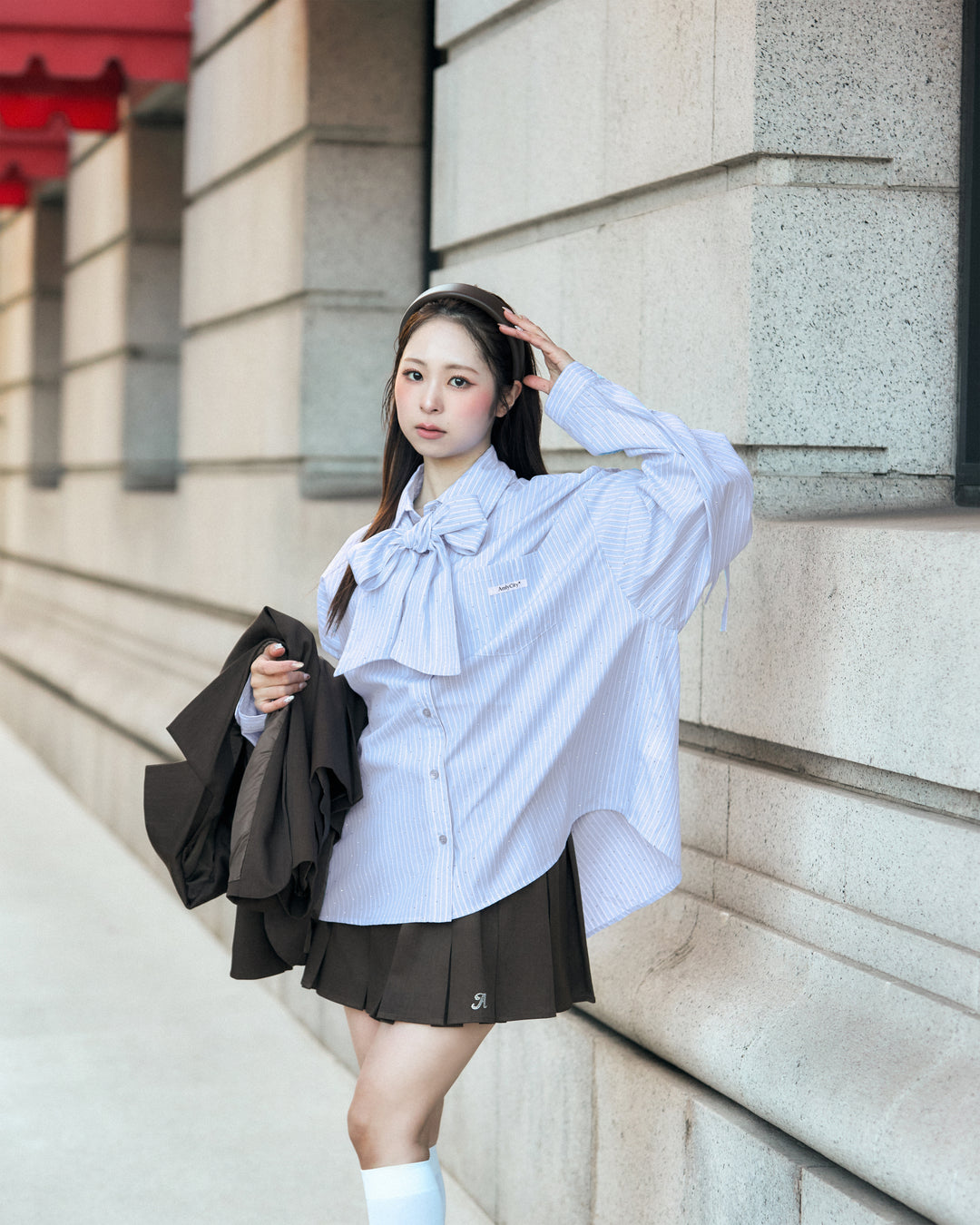 【受注】レイヤード風プリーツスカート