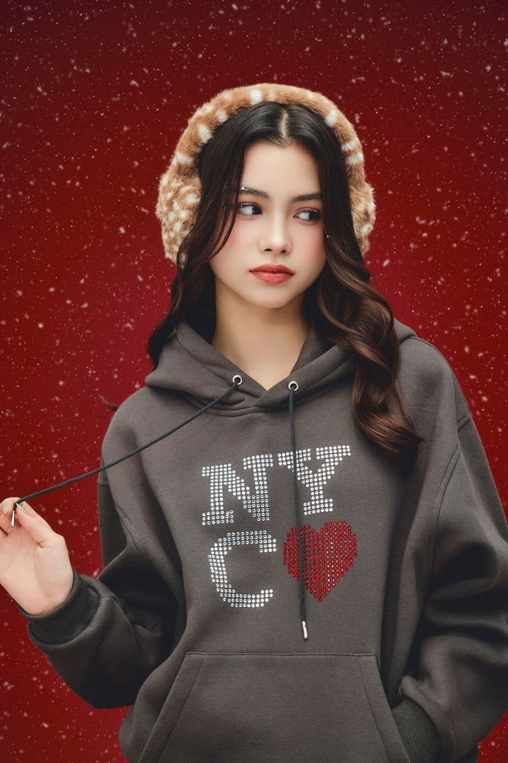 【受注】NYCラインストーンフーディー