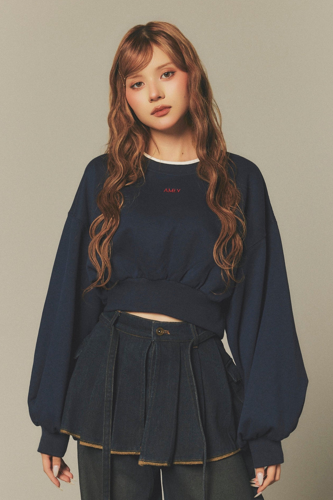 【9/16発売開始】バックプリントショートスウェット