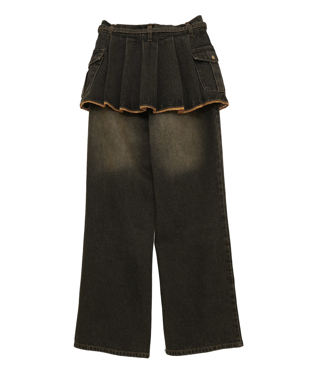 【9/16発売開始】ラップレイヤードデニムパンツ