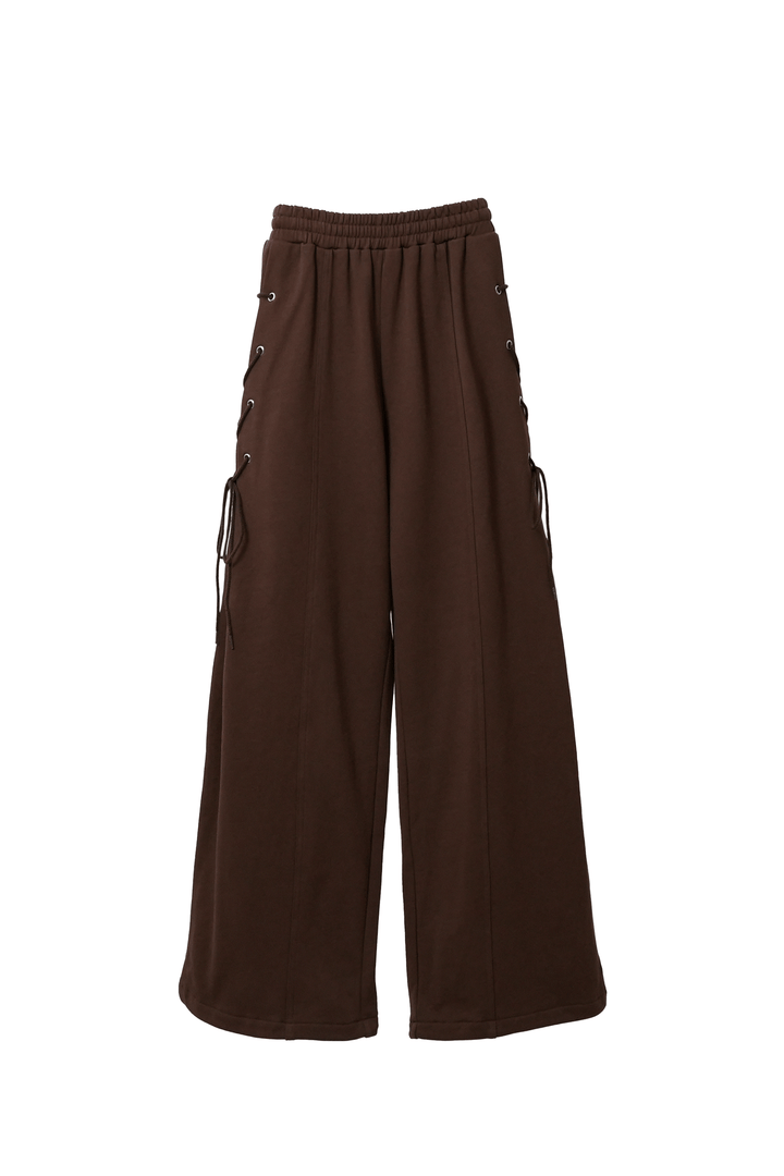 サイドリボンスウェットパンツ