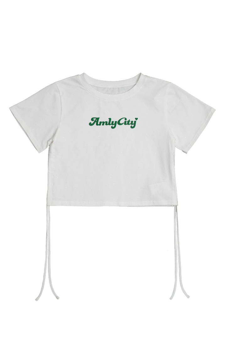 グリッターロゴTシャツ