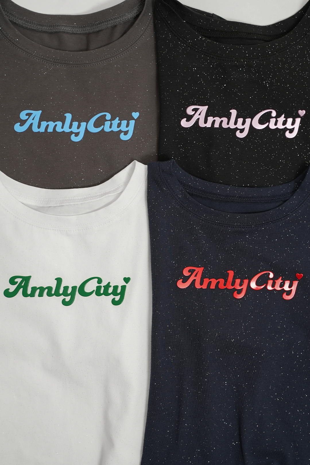 グリッターロゴTシャツ