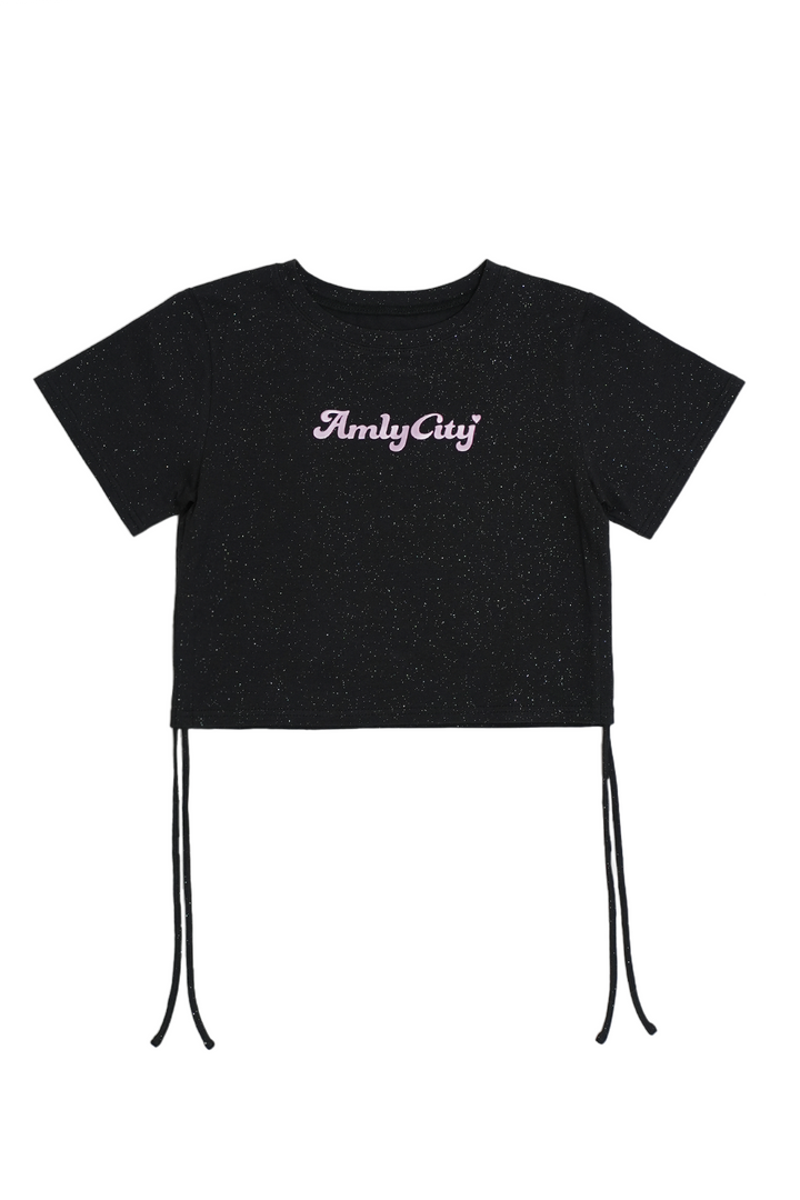 グリッターロゴTシャツ