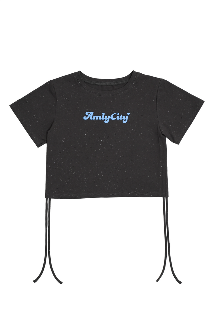 グリッターロゴTシャツ