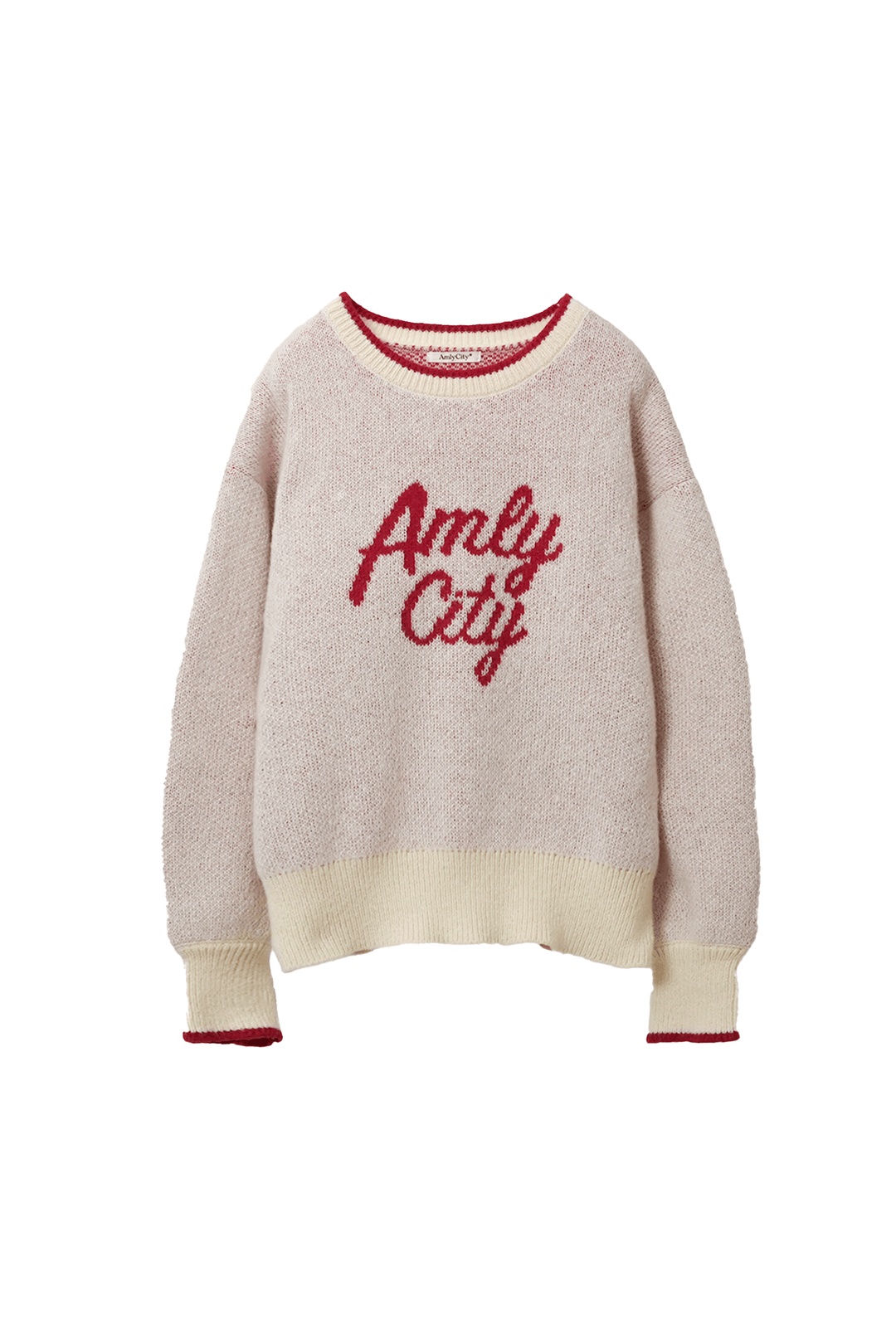 バイカラーロゴニット