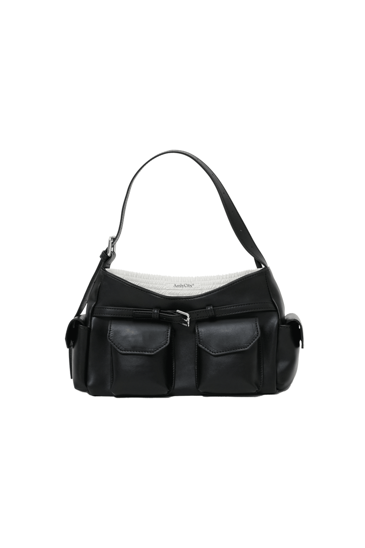 レイヤードデザインショルダーバッグ