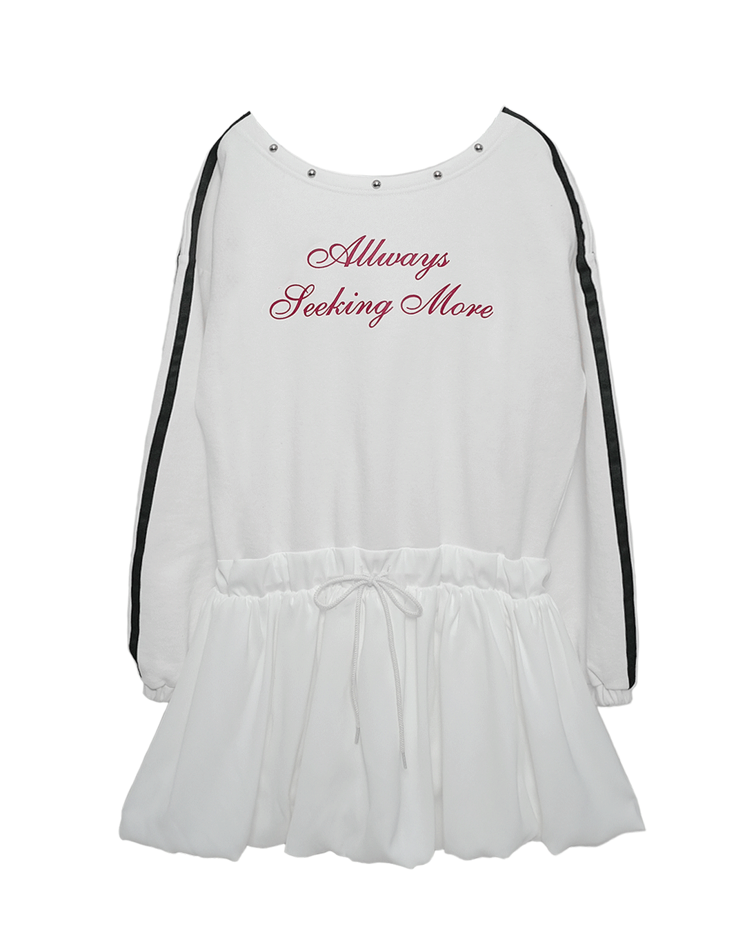 【受注】サイドラインバルーンワンピース