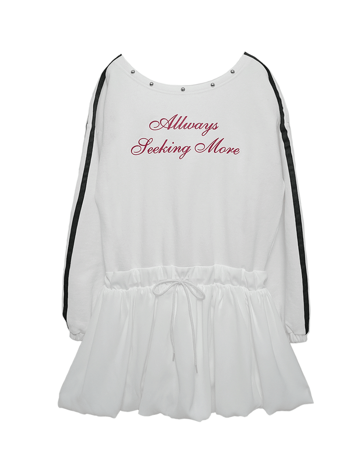 【受注】サイドラインバルーンワンピース