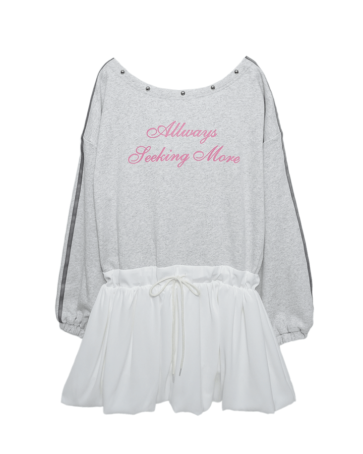 【受注】サイドラインバルーンワンピース