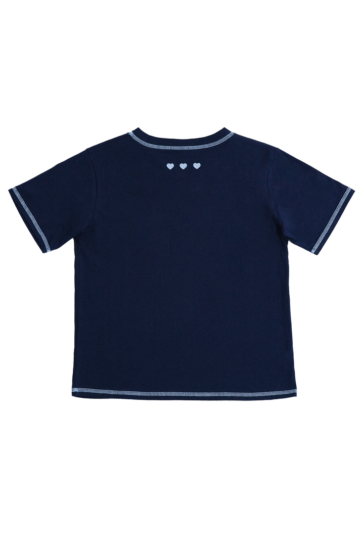 AmlyロゴステッチTシャツ