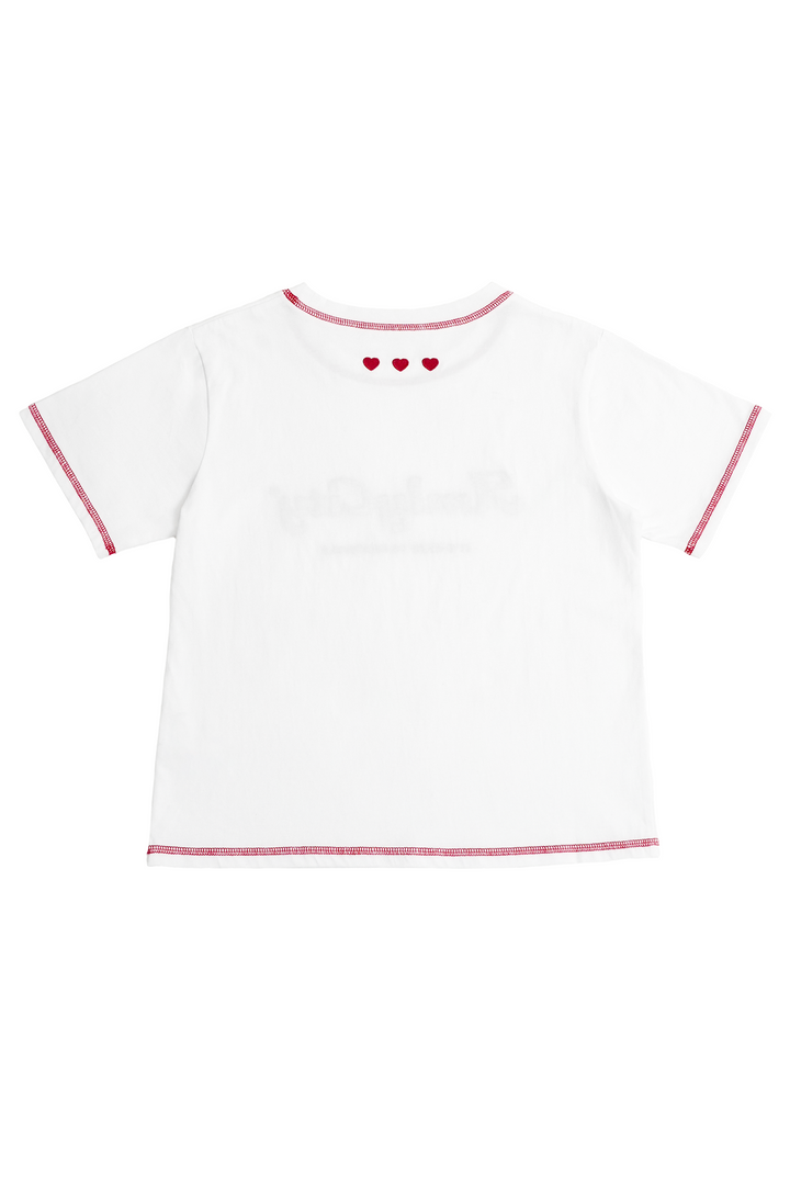 AmlyロゴステッチTシャツ
