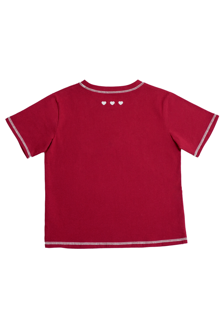 AmlyロゴステッチTシャツ