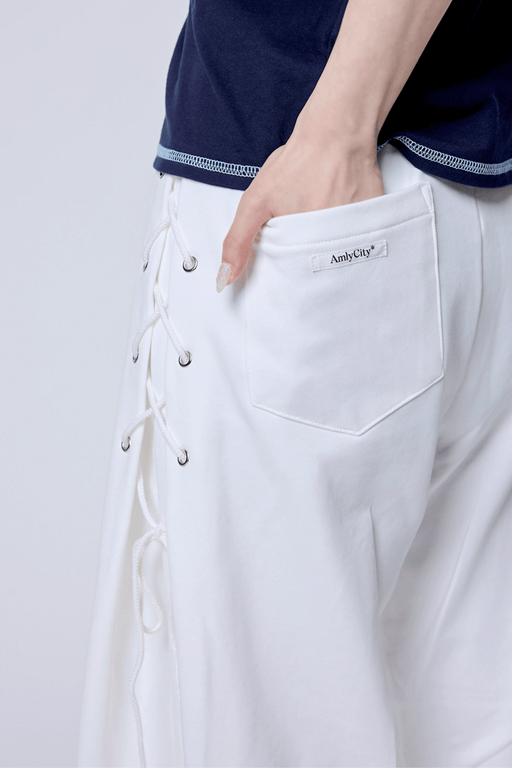 【5/15 (fri) 18:00 発売開始】NEW COLOR / NEW SIZE サイドリボンスウェットパンツ