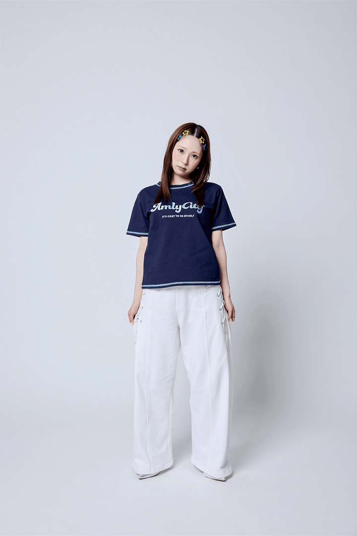 【5/15 (fri) 18:00 発売開始】NEW COLOR / NEW SIZE サイドリボンスウェットパンツ