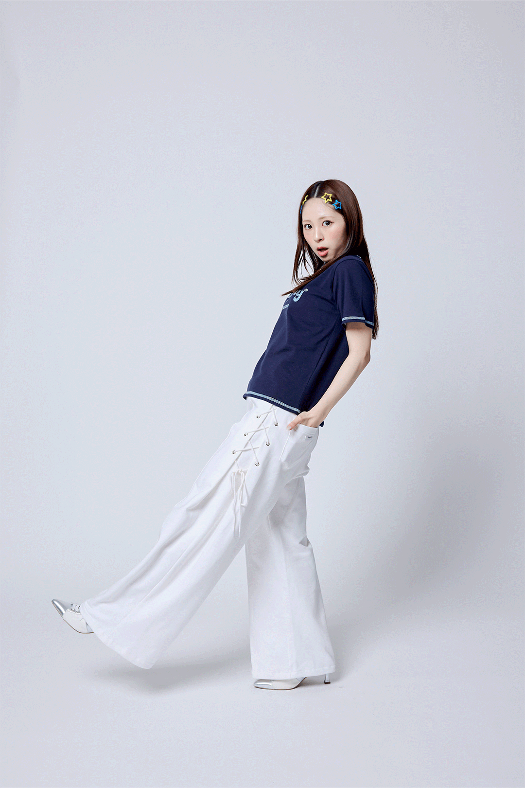 【5/15 (fri) 18:00 発売開始】NEW COLOR / NEW SIZE サイドリボンスウェットパンツ