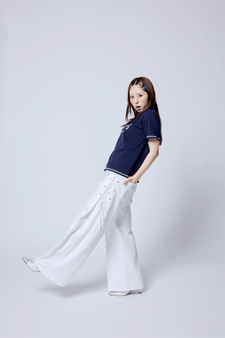 【5/15 (fri) 18:00 発売開始】NEW COLOR / NEW SIZE サイドリボンスウェットパンツ