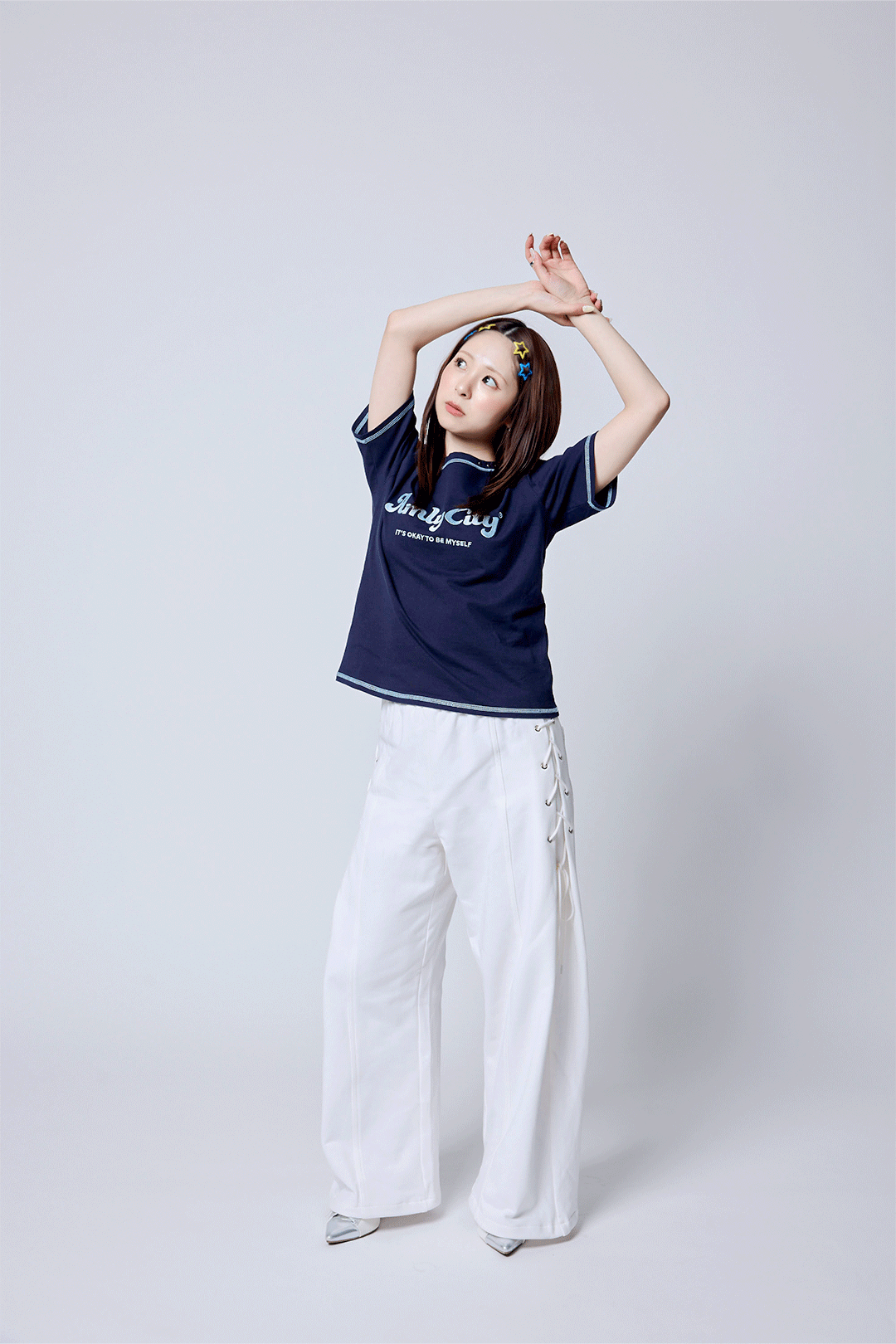 【5/15 (fri) 18:00 発売開始】NEW COLOR / NEW SIZE サイドリボンスウェットパンツ