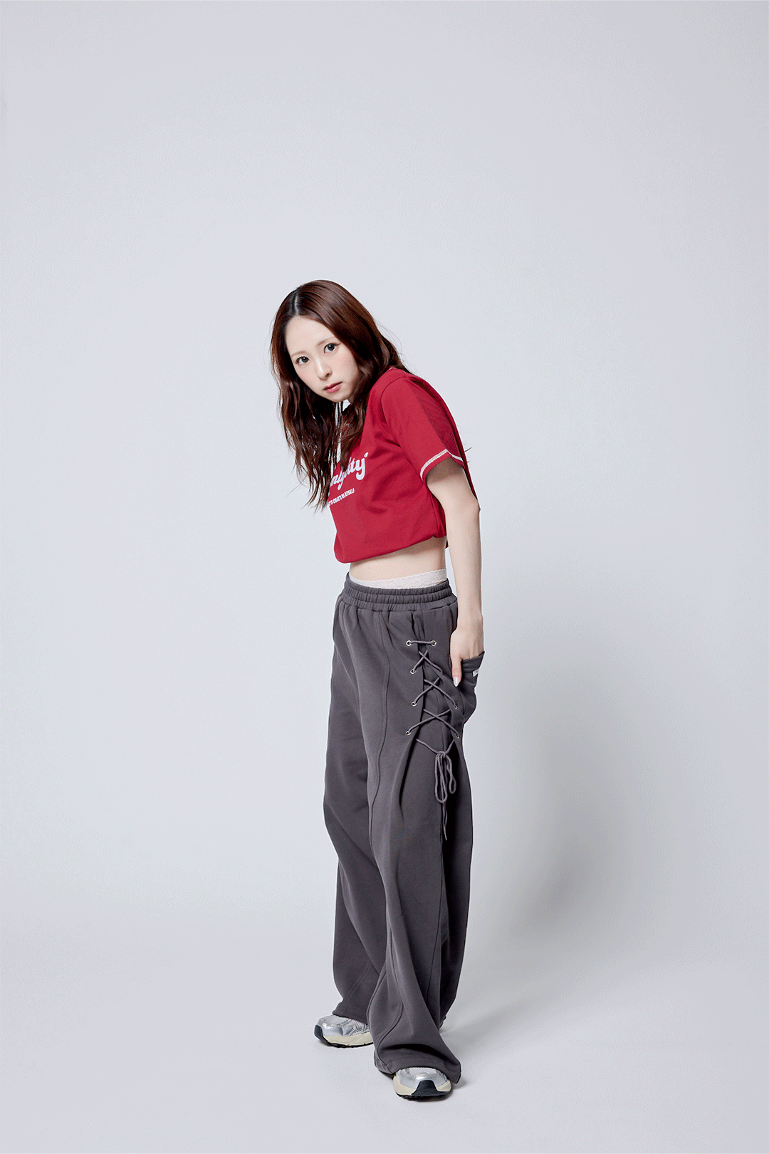 【5/15 (fri) 18:00 発売開始】NEW COLOR / NEW SIZE サイドリボンスウェットパンツ