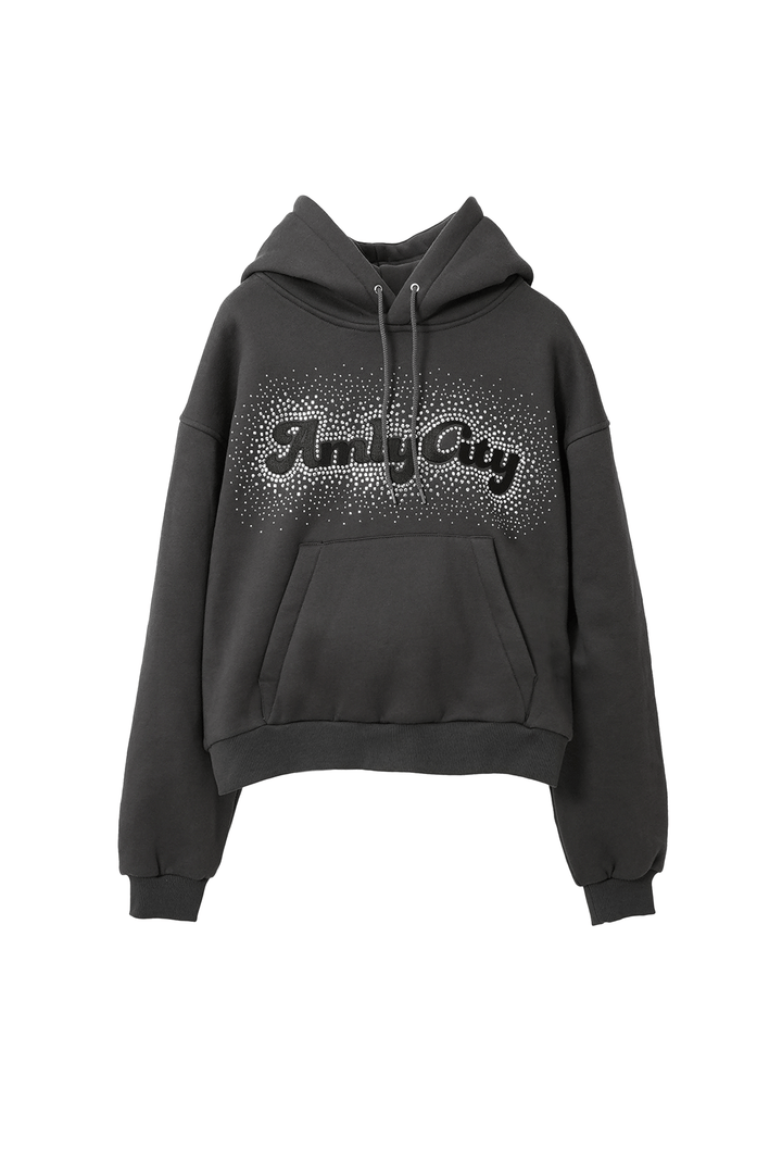 ラインストーンフーディー