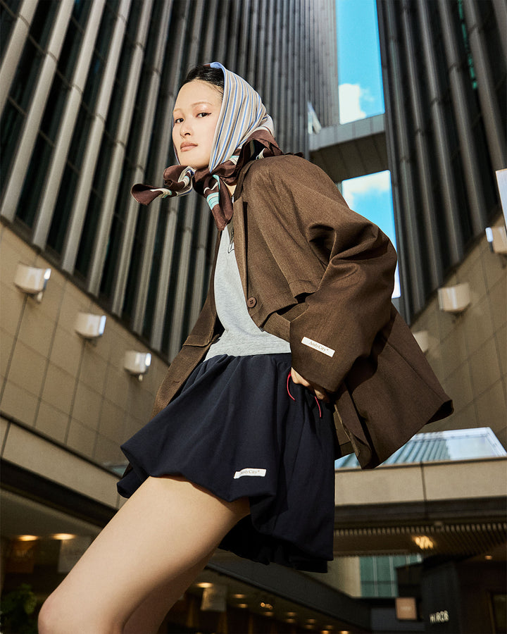 サイドラインショートスウェット