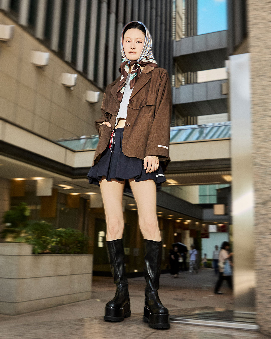 サイドラインショートスウェット