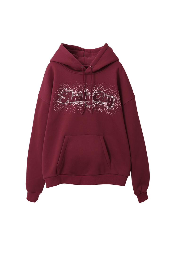 ラインストーンフーディー